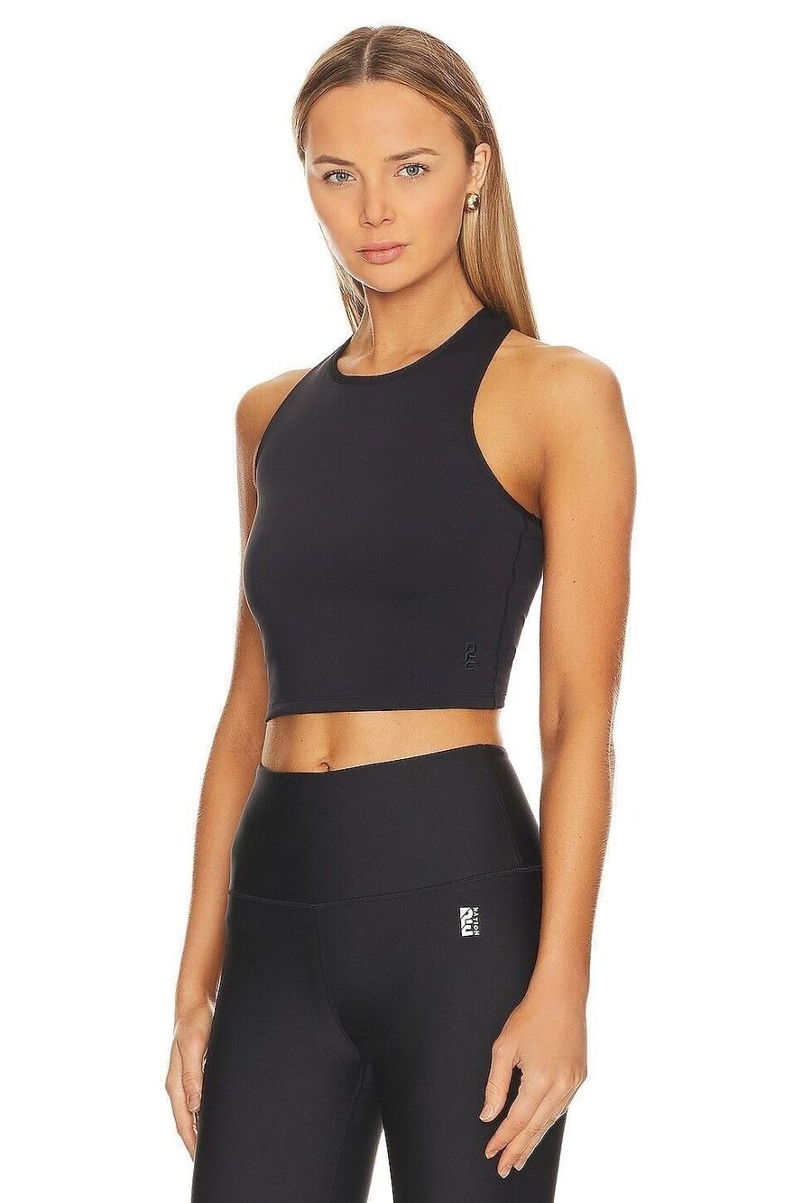 Revolve P.E Nation Women's Agility Test Tank Built in Shelf Bra Sporty Large